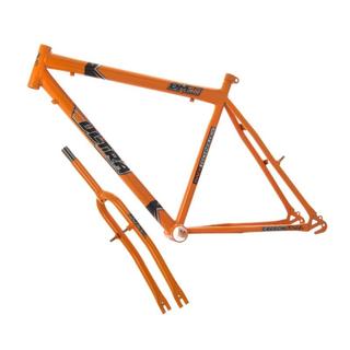 Quadro Aro 26 Ultra Bikes Em Aço Carbono Com Garfo Masculino COR/LARANJA TAMANHO/Aro 26