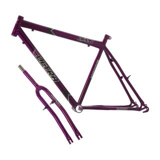 Quadro Aro 26 Ultra Bikes Em Aço Carbono Com Garfo Masculino COR/LILÁS TAMANHO/Aro 26