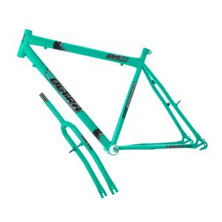 Quadro Aro 26 Ultra Bikes Em Aço Carbono Com Garfo Masculino COR/VERDE ANIS